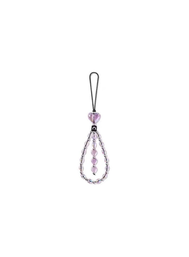 Mobile Phone Chain Portable Phone Case Hanging Rope Chain (Colorful Love Short Chain )
